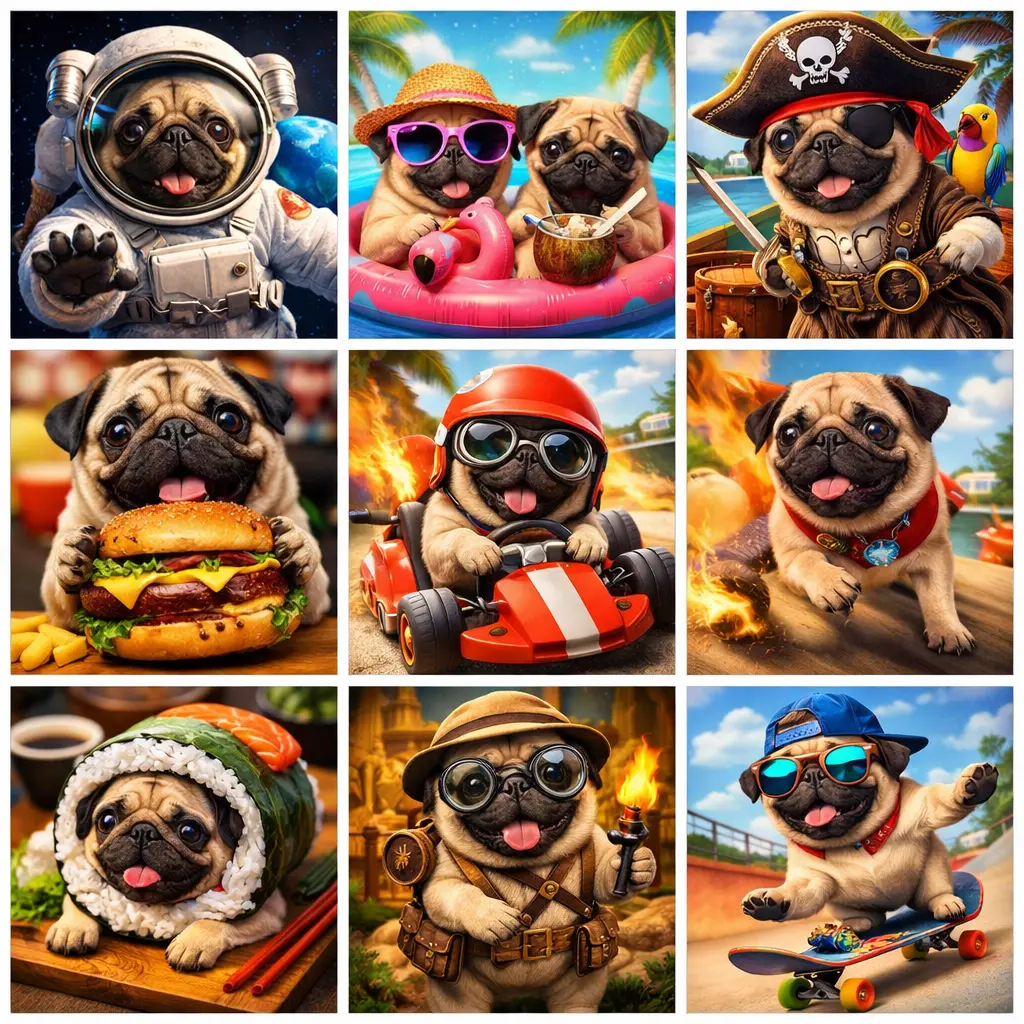 мини вен в сиренево-клралловых оттенках едет по дороге